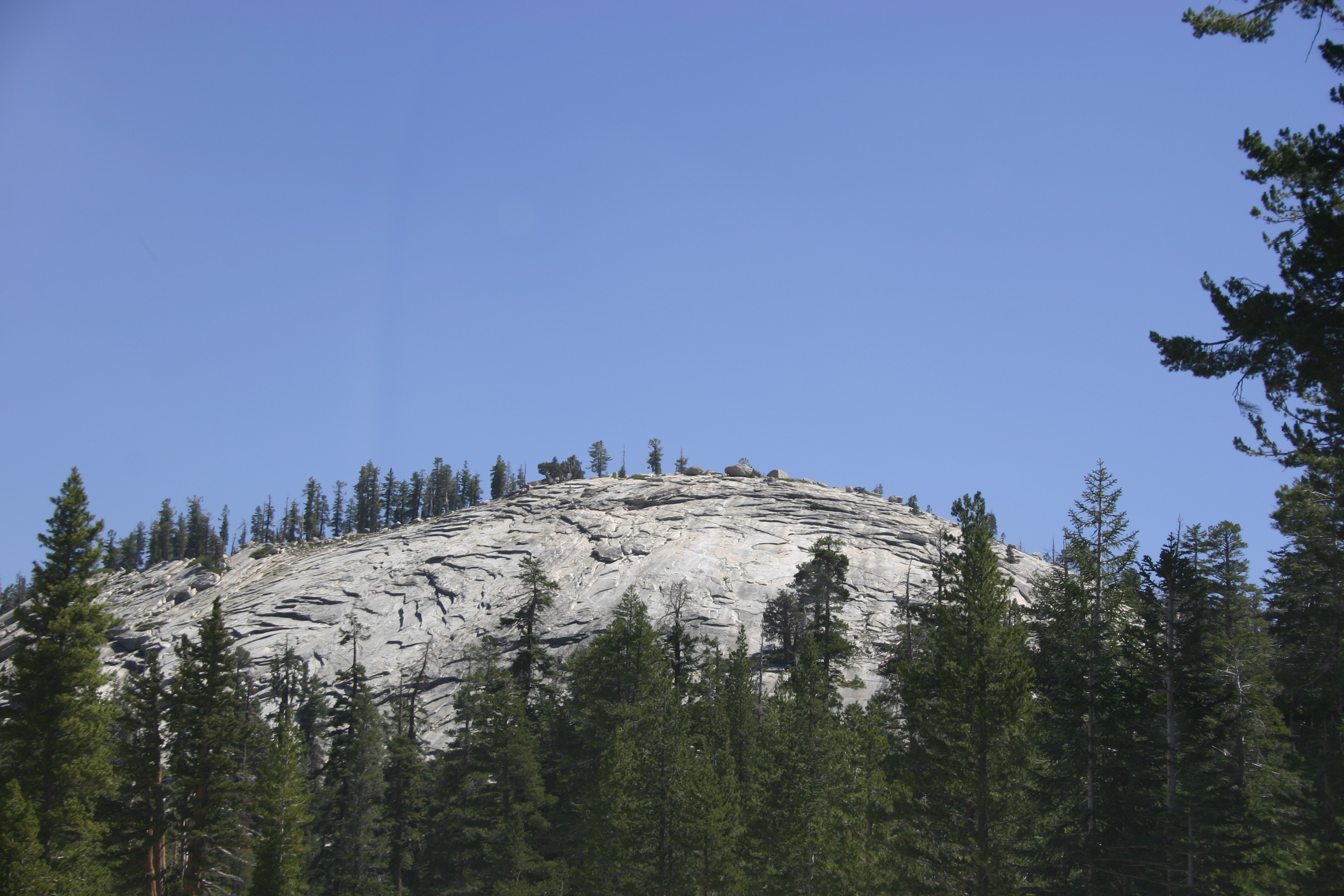 Strange and wonderful geology in the northern part of Yosemite National Park, from Hwy 120. 