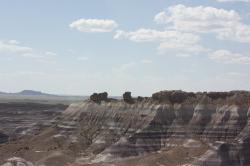 Painted Desert within the Petrified Forest National Park, Arizona. 
