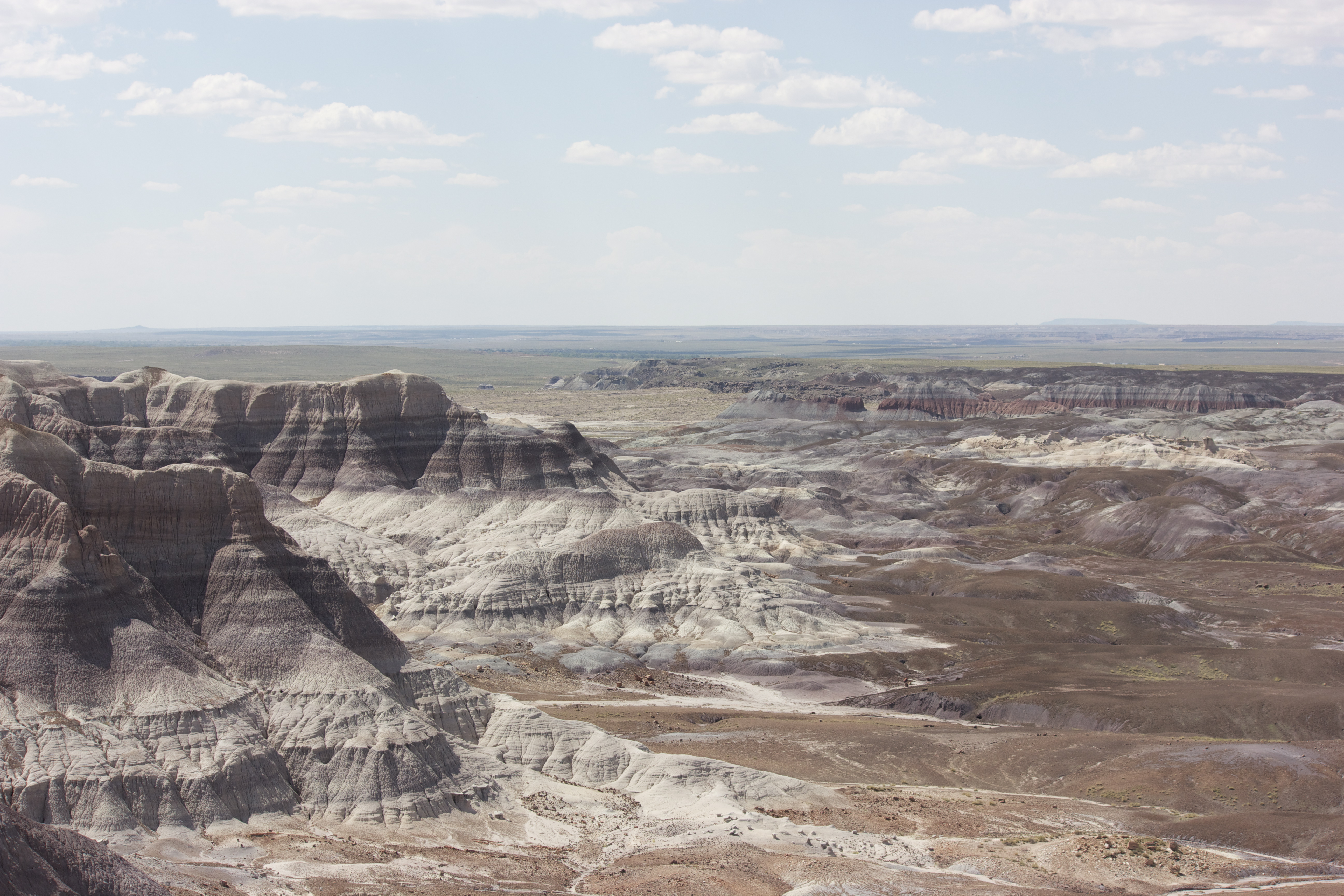 Painted Desert within the Petrified Forest National Park, Arizona. 